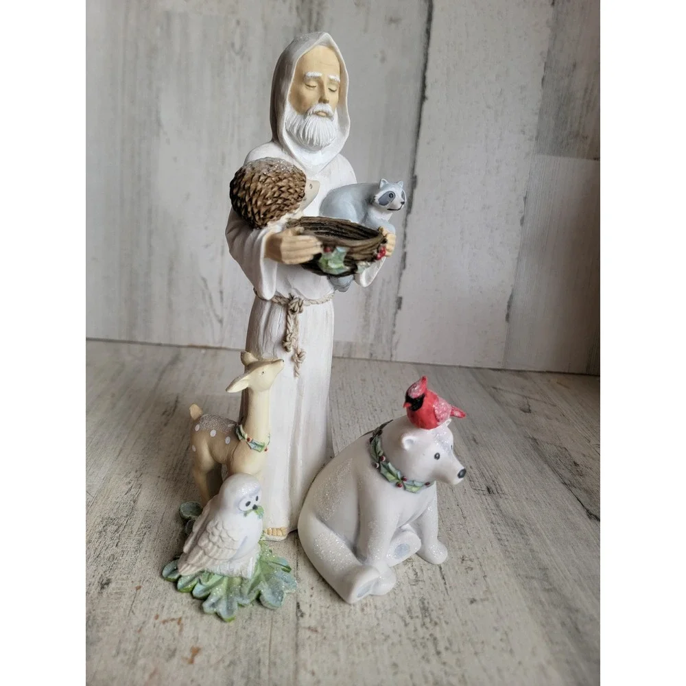 Grassland road gives St Francis‎ nicholas Xmas animal woodland